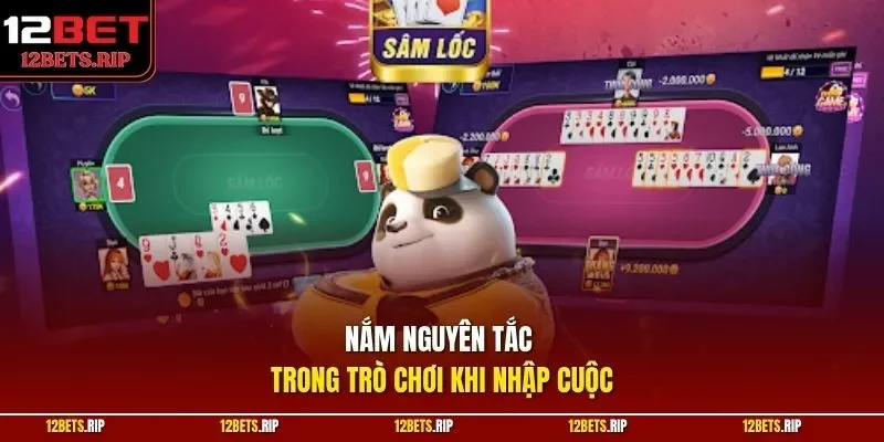 Nắm nguyên tắc trong trò chơi khi nhập cuộc