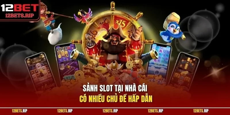 Sảnh slot tại nhà cái có nhiều chủ đề hấp dẫn